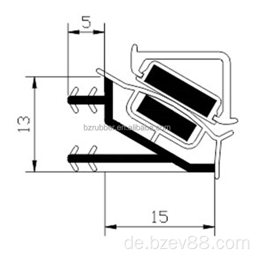 Magnetische Saugdichtungsstreifengummi-Produktionsanlage